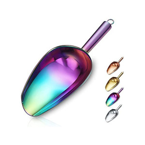 Precio de Fábrica, Pala para Hielo de Diseño Moderno, Color Plateado, Hecha a Mano, Pala de Metal de Alta Calidad para Fiestas y Restaurantes al por Mayor - Product Image 6