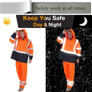 Veste de sécurité décontractée nouveauté avec fermeture à glissière à col montant caractéristique respirante en vente! Fabriqué par Dress Sports - Product Image 2