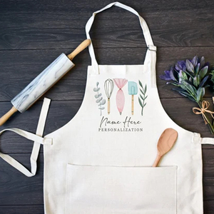 Nouvelle arrivée Tablier de cuisine réglable en lin pur coton personnalisé Bavoir léger pour la cuisine, la pâtisserie - Product Image 6