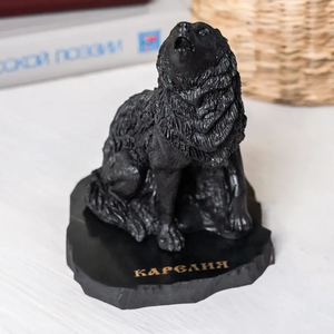 Figura de lobo de shungita - Product Image 4
