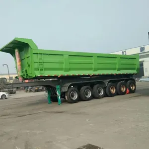 Nhà máy chất lượng cao 3 4 5 Trục Tự Bán Phá Giá Trailer nặng 40 CBM 45 CBM tipper Dump Trailer bán