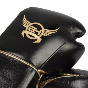 Boxing <b>Gloves</b> for Men Women Made of Leather with Thick Padding for Safety Adjustable Fit for Gym Fitness Training and Workout - Product Image 5