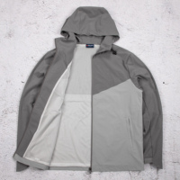 Ensemble de survêtement 2-en-1 léger et respirant en nylon, anti-bactérien et anti-UV, à capuche, uni, décontracté, grande taille, pour homme - 10 ensembles