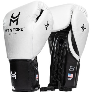 Top Quality Custom Made Lace-Up Boxing Training <b>Gloves</b> Genuine Cowhide Leather Anti-UV Full Finger Lightweight <b>Moisture</b> - Product Image 1