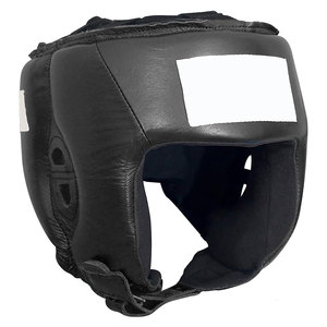 Casco de Kick Boxing para adultos y niños, casco de boxeo ajustable, protector de cabeza de seguridad, personalizable, cuero de alta calidad, venta al por mayor - Product Image 2