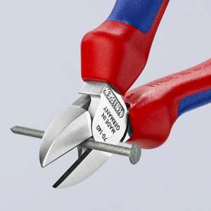 Alicates de Corte Diagonal Knipex Cromados con Empuñaduras Multicomponentes - Product Image 4