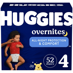 Couches de nuit Huggies Overnites, taille 4 (22-37 lb), 52 ct - Product Image 4