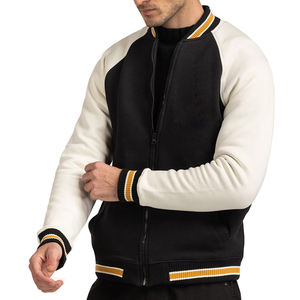 Veste de sport de qualité supérieure, streetwear, polyester, manches longues, veste universitaire, prix d'usine, veste de baseball pas chère pour hommes - Product Image 1