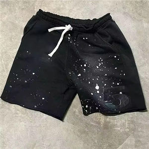 Short décontracté 100% coton effet soleil pour homme de haute qualité Streetwear Design personnalisé avec strass Motif solide écologique - Product Image 3