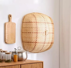 Dômes colorés de couverture en bambou de tissage à la main-Couvertures abordables de plaque de protection des aliments du Vietnam - Product Image 5