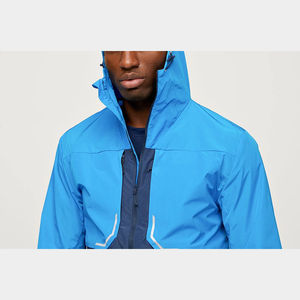 Vestes coupe-vent avec impression de logo personnalisée OEM Coupe-vent imperméable pour l'extérieur Veste coupe-vent légère pour hommes - Product Image 4