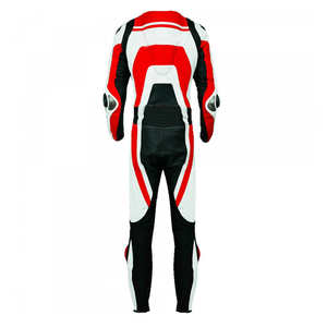 ชุดกีฬาหนังแท้หนึ่งชิ้นใส่สบายกันลมไซส์ใหญ่พิเศษชุดแข่งมอเตอร์ไซค์ทนทาน - Product Image 4