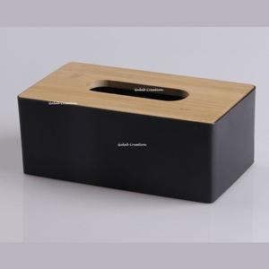 Cubierta de caja de pañuelos de madera gris, soporte de pañuelos de madera rústico hecho a mano para decoración de hogar, oficina, baño y sala de estar - Product Image 6
