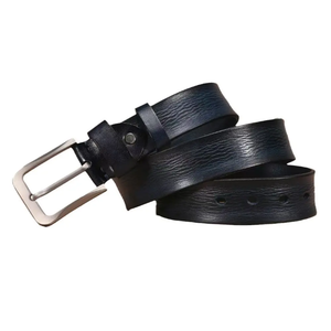 Vente chaude pleine fleur hommes ceinture en cuir couleur personnalisée ceinture hommes en cuir - Product Image 6