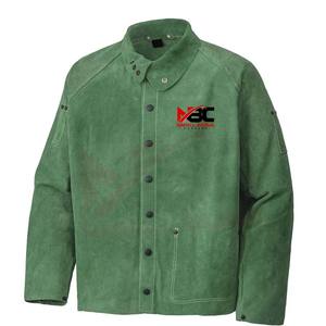 Veste de soudage pour hommes Veste de sécurité de soudage en cuir de vachette de la meilleure qualité Veste de soudage confortable en cuir robuste. - Product Image 1
