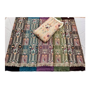 ผ้าจอร์เจียวิสคอสพร้อมเข็มเย็บ9เส้นสำหรับชุดแต่งงาน - Product Image 1