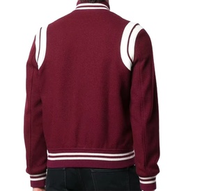 Chaqueta Universitaria Bordada Personalizada de Diseño OEM, Cómoda e Innovadora, para Hombre - Product Image 6