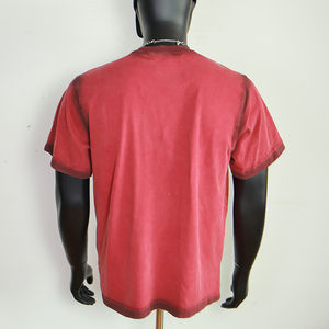 T-shirts pour hommes en coton 100% durable, à manches courtes, personnalisables avec votre propre logo, séchage rapide, broderie de haute qualité, été, OEM - Product Image 5