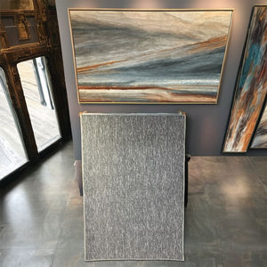 Ensemble de tapis de jute de salon de grande taille fabriqués à la machine, tapis antimicrobiens réversibles et très durables conçus en stock - Product Image 4