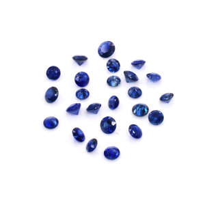 Zafiro Azul Natural Calibrado en Forma Redonda de 3mm y 3.5mm, Sin Tratar, Corte Brillante, Corte Ovalado, Ópalo, Gemas de Aguamarina de Gemas Naturales - Product Image 4
