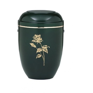 Urnas de cremación de Metal de latón macizo de diseño recién llegado con acabado antiguo cenizas conmemorativas urnas de cremación conmemorativas - Product Image 6