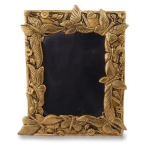 Cadre photo en feuille d'argent de style européen traditionnel élégant pour la décoration de la maison, entrée, hall d'entrée - Product Image 4