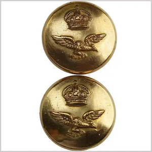 Boutons en alliage de zinc bronze à motif unique de haute qualité pour projets d'uniformes personnalisés, écologiques, lisses, utilisation professionnelle - Product Image 2