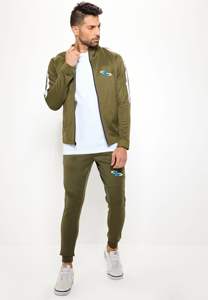 Chándales de poliéster para hombre, chaqueta y pantalones de nailon con cremallera de retazos, conjuntos de gimnasio para correr, chándal personalizado, chándal de nailon Unisex Oem - Product Image 2