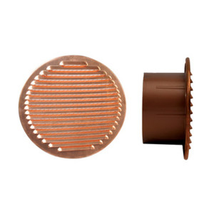Griglia di Aerazione in Rame D. 80 con Bocca in Plastica - Product Image 1