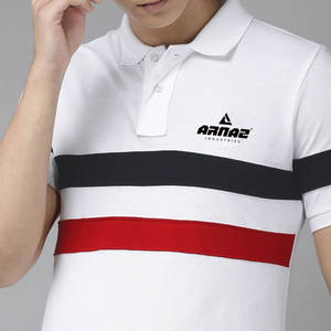 เสื้อยืดโปโลสำหรับผู้ชายเสื้อโปโลพิมพ์ลายโลโก้ของคุณเองบริการ OEM - Product Image 5