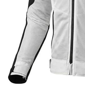 Veste de moto d'été pour hommes homologuée CE Tissu de haute qualité Doublure imperméable détachable Panneaux en maille respirante Col montant - Product Image 5