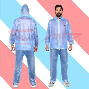 Abrigo y pantalón de lluvia para hombre, precio al por mayor, logotipo personalizado, impermeable, transpirable y de secado rápido para viajes y actividades al aire libre - Product Image 3