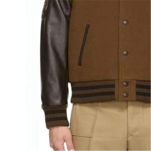 New Fashion Custom Embroidery Varsity Leatherman Coat College Baseball Varsity Jacket Customize Size Letterman Jacket - Product Image 4
