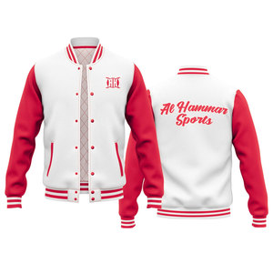 Chaqueta de béisbol de lana clásica para hombre, manga larga, cuero de invierno recubierto, transpirable, diseño de Letterman para la temporada de primavera al aire libre - Product Image 1