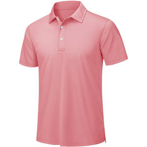 Haute qualité hommes à manches courtes Golf hommes polos respectueux de l'environnement extérieur respirant Polyester brodé affaires polos - Product Image 1