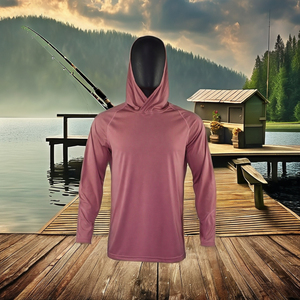 เสื้อฮู้ดดี้ตกปลาผู้ชาย โพลีเอสเตอร์ 100% UPF 50 ประสิทธิภาพสูง น้ำหนัก 140 กรัม แห้งเร็ว ระบายอากาศดี ป้องกันแสงแดด - Product Image 3
