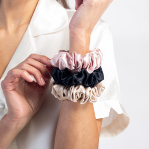 ที่คาดผมยางยืดลายไล่สีรุ้งแบบตาข่ายโพลีเอสเตอร์สไตล์อเมริกัน สำหรับผู้หญิงและเด็ก เครื่องประดับผม - Product Image 3