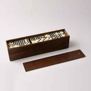 Juego de dominó de juego de hueso de la mejor calidad, juego de interior con diseño de logotipo de tamaño personalizado para artesanía de hueso clásica promocional - Product Image 2