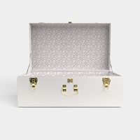Coffre de rangement moderne et élégant, coffre robuste à utiliser pour la maison, le jardin, la ferme, la chambre à coucher, le salon, la chambre d'amis, etc.