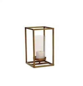 <b>Square</b> Modern Metal <b>Candle</b> Holder Handcrafted High Quality Lighting Decor High Demand for Multi-Event Metal <b>Candle</b> Ligh - Product Image 1