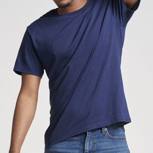 Camiseta 100% de algodón de alta calidad para hombre, camiseta en blanco de ajuste Regular de peso pesado personalizada, ropa informal con estampado sólido para hombre - Product Image 6
