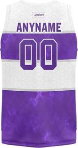 Conjunto de Uniforme de Baloncesto Personalizado para Adultos, Camiseta de Equipo Escolar, Impresión por Transferencia de Calor, Transpirable, Absorbente de Humedad, Secado Rápido - Product Image 3