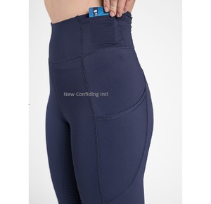 Top-of-the-Line Riding Essential First-Class Leggings Pantalones de equitación más vendidos Medias de equitación personalizadas con bolsillos para teléfono - Product Image 6