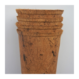 Macetas de fibra de coco biodegradables-Macetas de coco compostables para el desarrollo saludable de las raíces - Product Image 1