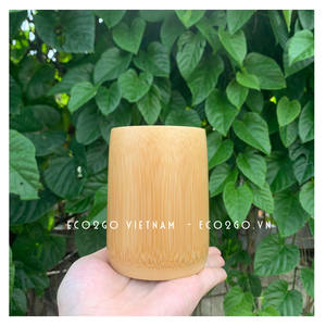 Logotipo Personalizado para Vaso de Fibra de Bambú/ Vasos de Bambú para Beber con Aspecto Natural y Ecológico de Eco2go Vietnam - Product Image 4