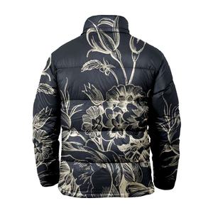 OEM Customized High Quality Unisex Winter Insulated <b>Jacket</b> <b>Puffer</b> Quilted Street Wear Hooded Stand Collar Pocket Printed Design - Product Image 2