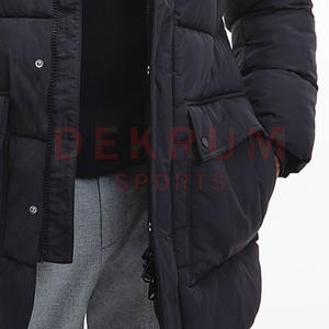 Meilleure vente Veste matelassée d'hiver pour homme de haute qualité, design longue durée avec col montant coupe-vent, logo personnalisé - Product Image 6