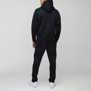 Ensemble de survêtement slim fit pour homme, sweat-shirt noir à capuche, 2 pièces, tenue de sport pour homme - Product Image 5