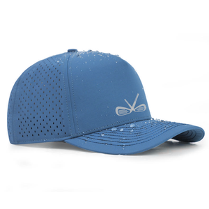 Gorra de Golf Hidrofóbica de 5 Paneles Personalizada, Gorra de Alto Rendimiento con Ventilación Láser, Estilo Melyn, Resistente al Agua, con Logotipo Personalizado - Product Image 1