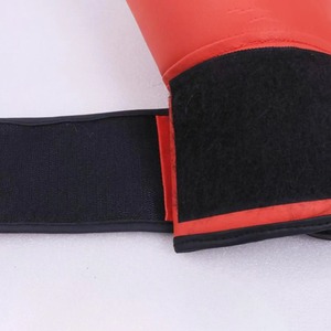 Guantes de boxeo de cuero impermeables de Color sólido para mujeres y hombres Sanda Training Sandbags Muay Thai Combat Kickboxing Guantes para adultos - Product Image 5